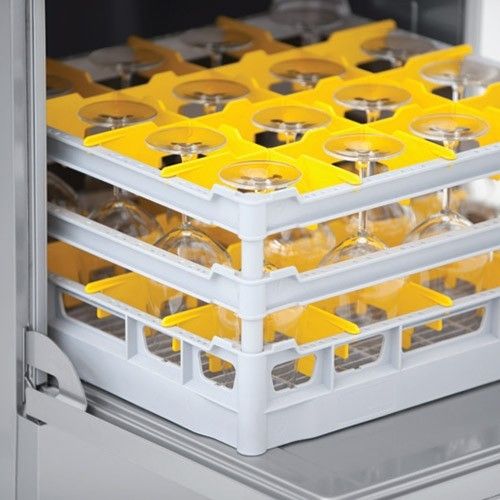 Lave-vaisselle Professionnel Surélevé - 7,9 Kw - Panier 500 X 500 Mm -