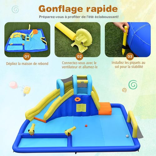 Panier de basket flottant pour piscine, jeu gonflable marque Intex