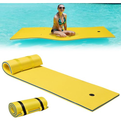 Tapis Flottant XPE 216x66 Cm Pour Piscine Ou Lac – Avec Corde élastique, Idéal Pour Bronzer