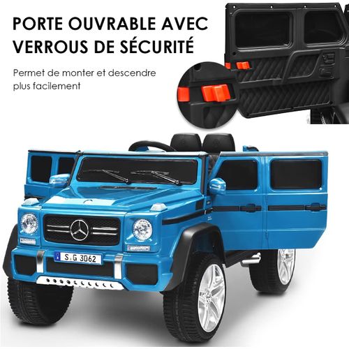 Voiture Electrique Enfants 12 V avec Télécommande 2,4G, 4x4 Electrique Enfants avec Lumières