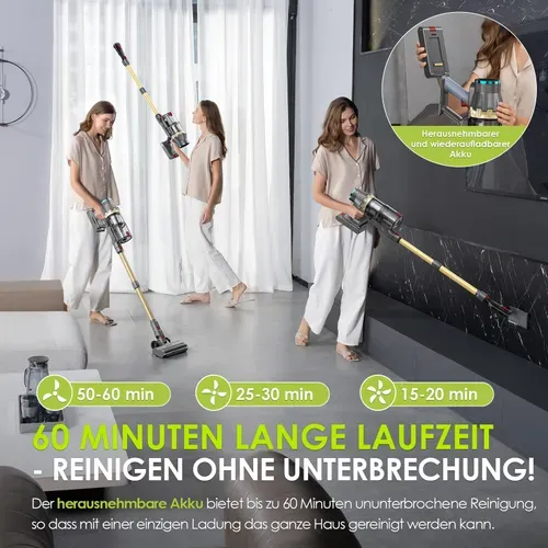 Aspirateur Balai Sans Fil , 45kpa, 35 Min D'autonomie, Pour Usage Domestique