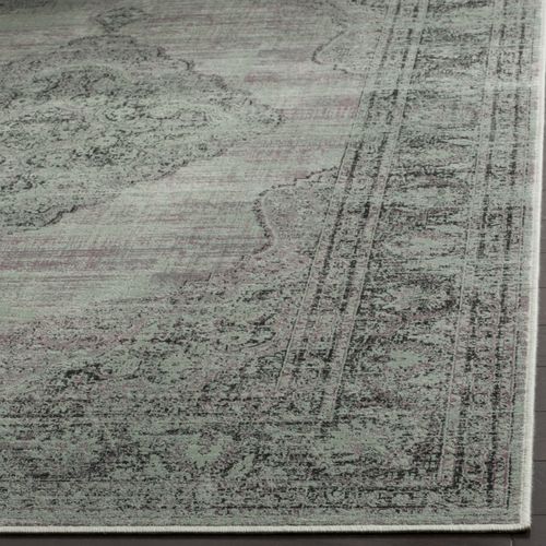 Tapis Vintage 99 X 170 Cm Traditionnel Olivia Bleu