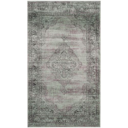 Tapis Vintage 99 X 170 Cm Traditionnel Olivia Bleu