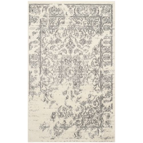 Tapis Adirondack 91 X 152 Cm Patiné Justyna Gris