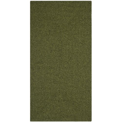 Tapis Braided 69 X 183 Cm Contemporain Mirabel Vert