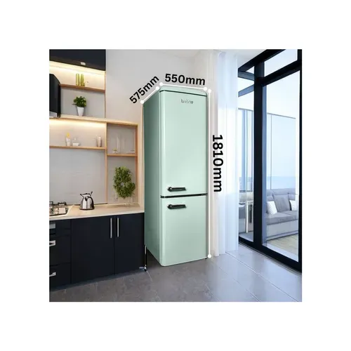 Réfrigérateur Congélateur Retro Ljco250green 244 Litres Vert
