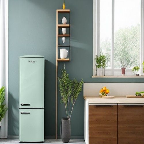 Réfrigérateur Congélateur Retro Ljco250green 244 Litres Vert