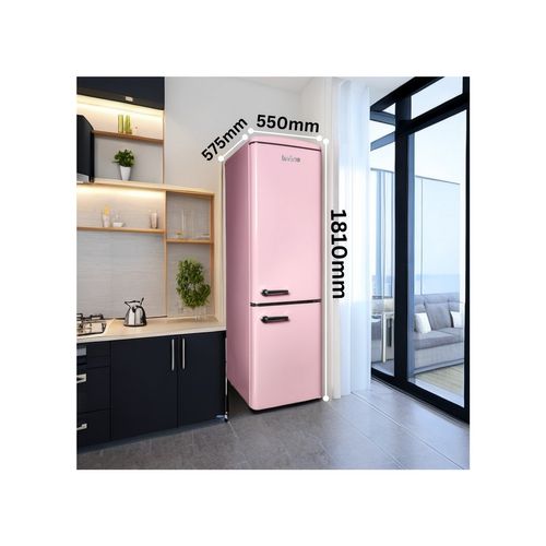 Réfrigérateur Congélateur Retro Ljco250pink 244l Cusy Rose