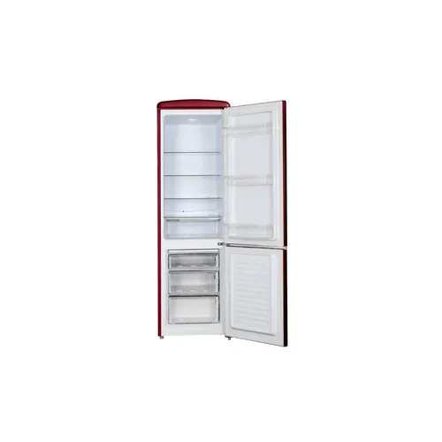 Réfrigérateur Congélateur Retro Ljco250bordeaux 244litres Bordeaux