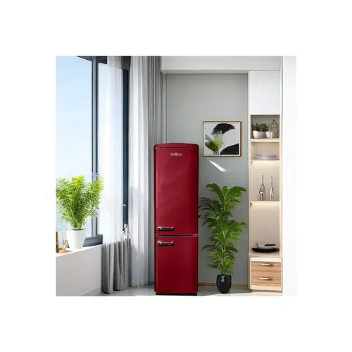 Réfrigérateur Congélateur Retro Ljco250bordeaux 244litres Bordeaux