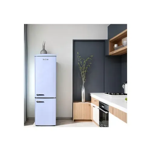 Réfrigérateur Congélateur Retro Ljco250blue 244 Litres Bleu Lavande