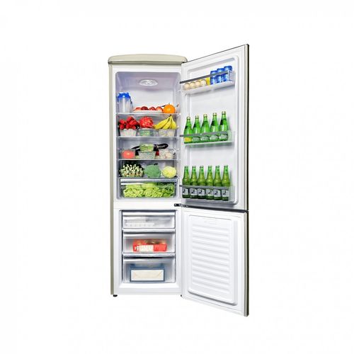 Réfrigérateur Congélateur Retro Ljco250cream 244 Litres Crème