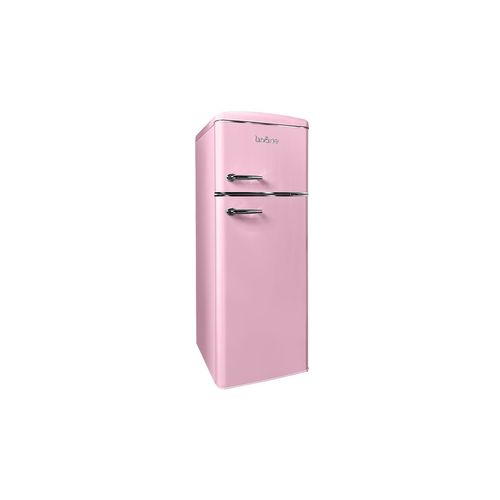 Réfrigérateur Congélateur Retro Arzy Ljdd206pink 206 Litres Rose