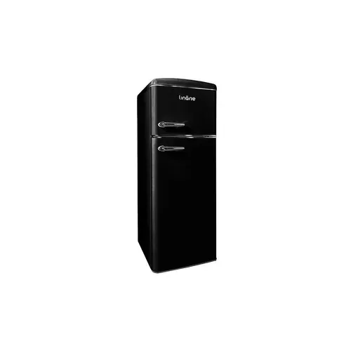Réfrigérateur Congélateur 2 Portes Retro Arzy Ljdd206black 206 Litres Noir