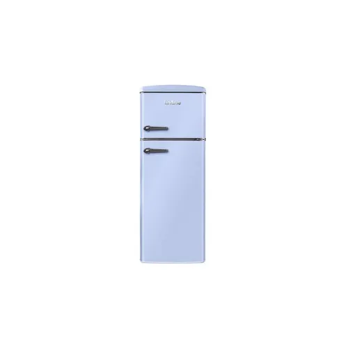 Réfrigérateur Congélateur 2 Portes Retro Arzy Ljdd206blue 206 Litres Bleu Lavande