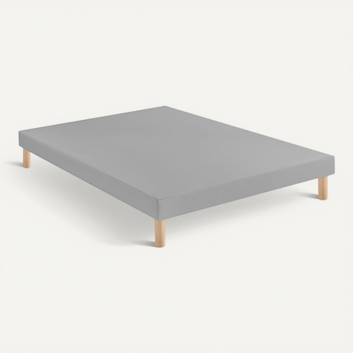 Sommier Tapissier Peggy Blanc 130x190cm – Fabrication Française, Livré Avec Pieds ! - 11
