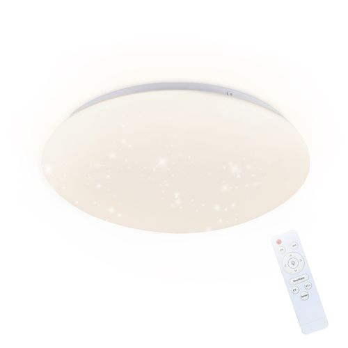 Plafonnier LED à intensité variable avec projection de ciel étoilé