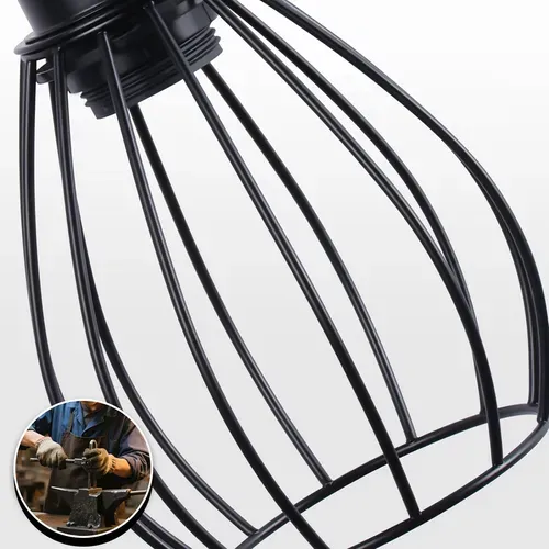 Lampadaire Salon Lampadaire Noir : Lampadaire Bois Métal Industriel E27 Lampadaire 2 Lumières