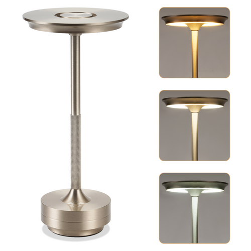 Lampe De Table Rechargeable MALUX Lampe De Table Sans Fil 8 Couleurs RGB De Chevet Changement Rechargeable IP44 étanche Lampe De Table Sans Câble Pour Votre Maison Et Votre Jardin à Manger