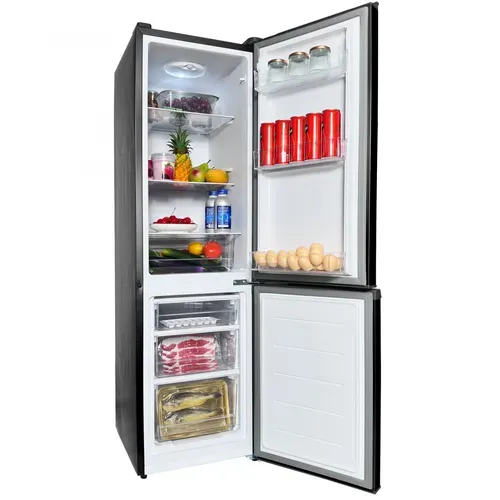 Lsco170eb Réfrigérateur Congélateur Combiné 170 Litres 2 Portes Noir Classe E