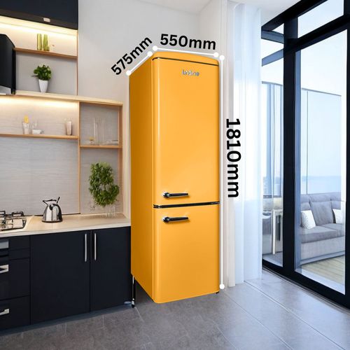 Réfrigérateur Congélateur Retro Ljco250orange 244 Litres Orange