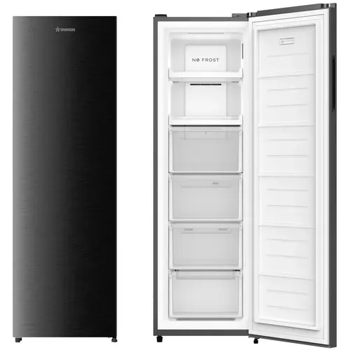 Congélateur Armoire S7ca205nfb 206 Litres Froid Ventilé Noir Brossé
