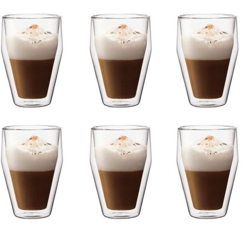 Titlis — Verres Double Paroi 0,35 L (set De 6) En Verre Borosilicate