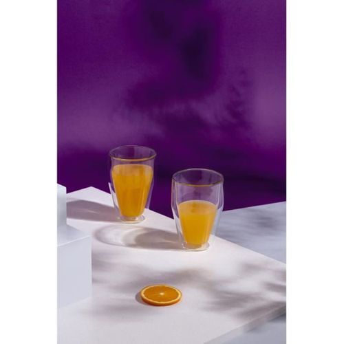 Titlis — Verres Double Paroi 0,35 L (set De 6) En Verre Borosilicate
