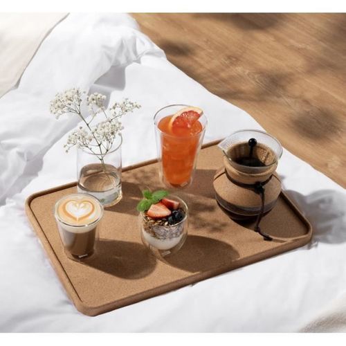 Set 6 Verres Thermo Double Paroi 0,4 L - Verre Borosilicate Transparent