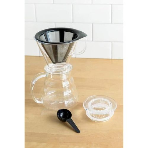Cafetière à Piston Mélior Vintage, 8 Tasses, Blanche, En Boîte
