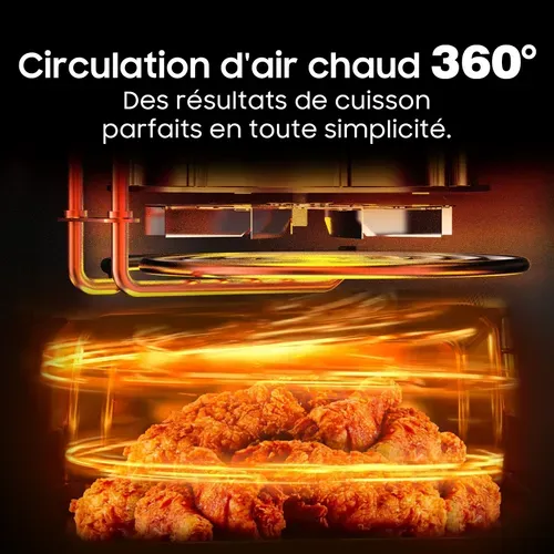 Friteuse à Air Chaud Af80d10-1, 9l Airfryer, 9 Programmes, 2350w