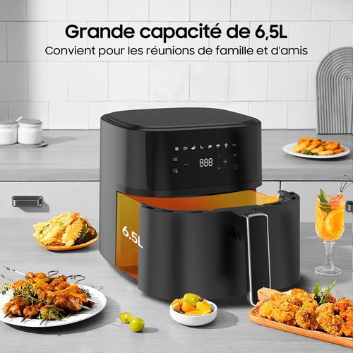 Friteuse Sans Huile, Airfryer Xl625a, 6,5l Technologie Rapid Air Fryer, 8 Programmes