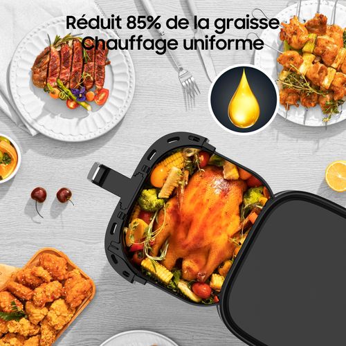 Friteuse Sans Huile, Airfryer Xl625a, 6,5l Technologie Rapid Air Fryer, 8 Programmes
