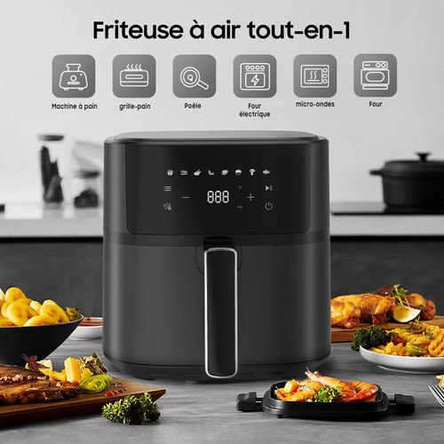 Friteuse Sans Huile, Airfryer Xl625a, 6,5l Technologie Rapid Air Fryer, 8 Programmes