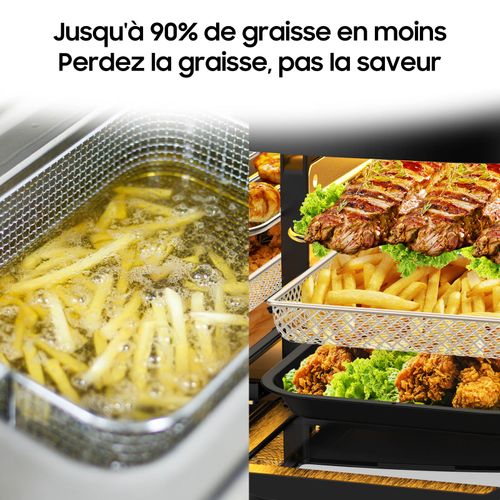 Friteuse à Air Chaud, XXL Dual Zone Air Fryer 12l, 10 En 1, Écran Tactile LED, 2600w