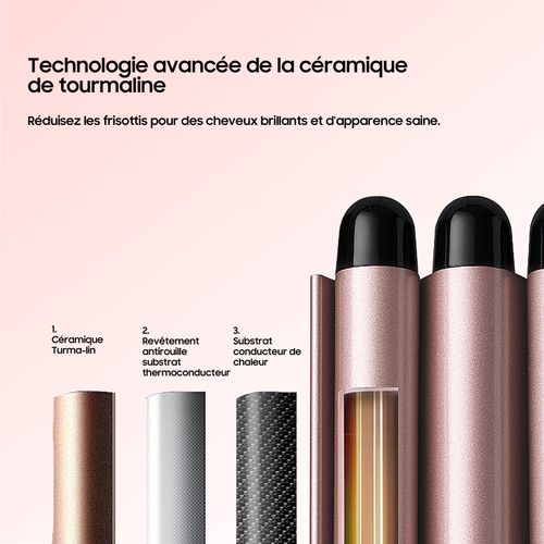 Fer à Boucler 5 en 1 avec Température Réglable