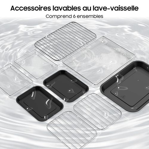 Friteuse Sans Huile Dual Zone 12l  Friteuse à Air Chaud Air Fryer XXL