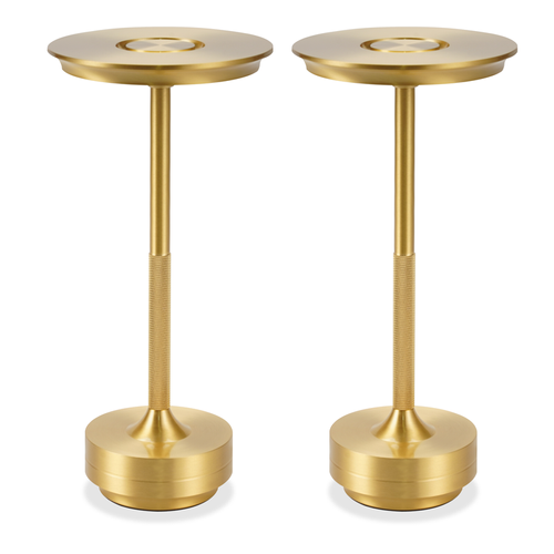 Nettlife Lampe De Chevet LED Sans Fil, Tactile Dimmable, Rechargeable USB (lot De 2).