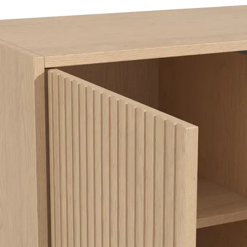 Armoire Dressing 90x45x200 Cm, 2 Portes, Miroir, Tringle, 4 Compartiments Et 4 Tiroirs,chêne