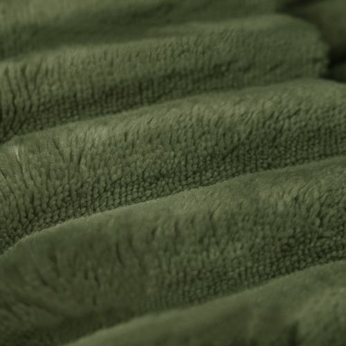 Canapé 3 Places 180x90x83 Cm En Velours Côtelé, Assise Profonde, Mousse, Sans Montage, Vert