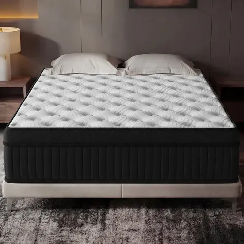 Matelas Ressorts Ensachés 160x200 Cm Accueil Mémoire De Forme Épaisseur 25 Cm