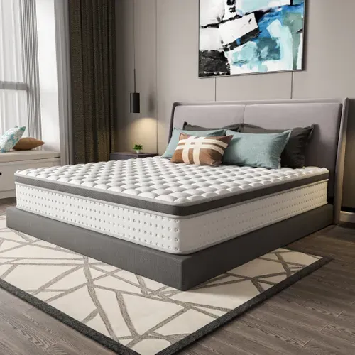 Matelas Ressorts ensachés 140x190 Cm Accueil Mémoire De Forme Épaisseur 25 Cm