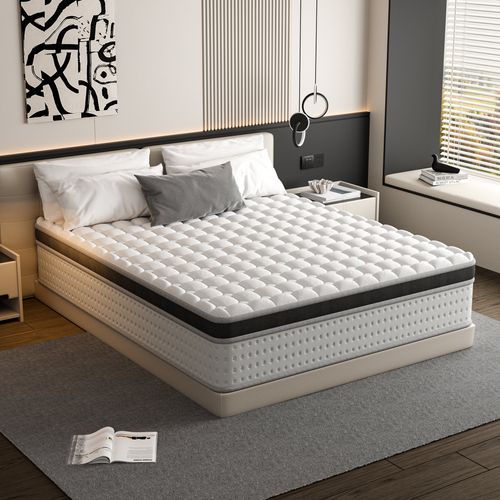Matelas Ressorts Ensachés 160x200 Cm Somniae , Accueil Mémoire De Forme, 30 Cm D'épaisseur