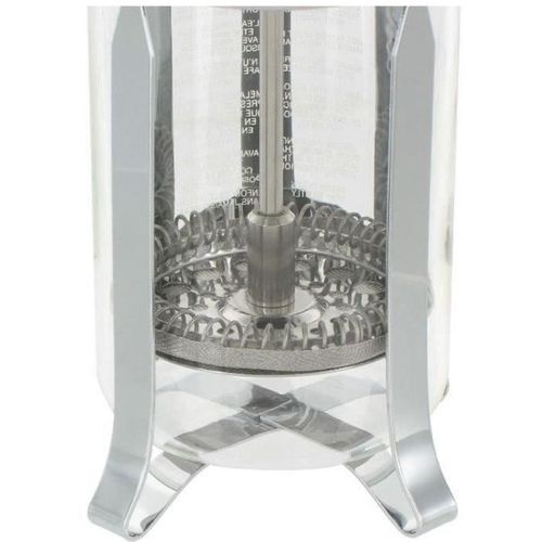 Cafetière à Piston Chambord 1 L (8 Tasses) - Verre Borosilicate, Cadre Chromé