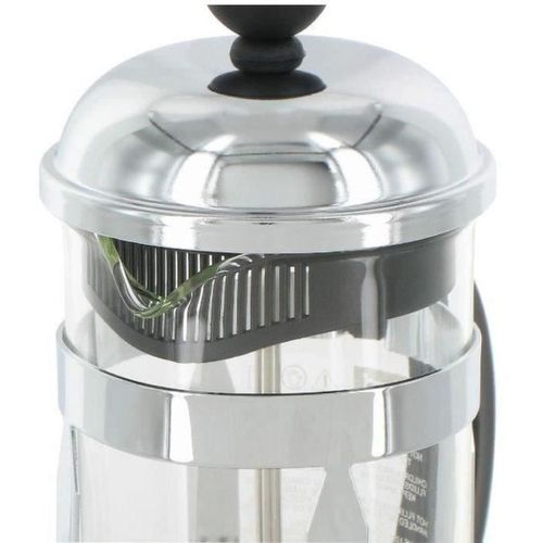 Cafetière à Piston Chambord 1 L (8 Tasses) - Verre Borosilicate, Cadre Chromé
