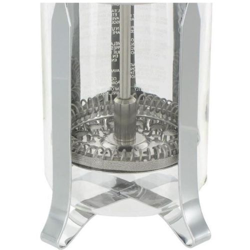 Cafetière à Piston 0,5 L (4 Tasses) — Acier Inoxydable et Verre Borosilicate