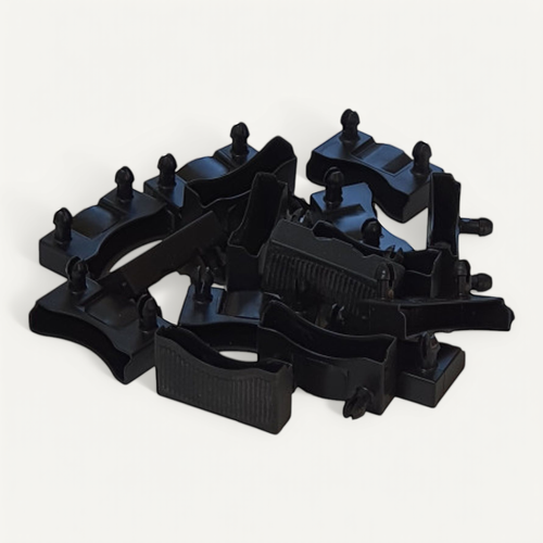 Lot De 10 Embouts Noir Pour Lattes 48 X 8 Mm