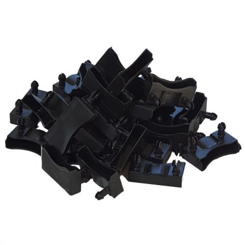 Lot De 50 Embouts Noir Pour Lattes 48 X 8 Mm