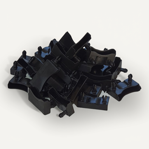 Lot De 50 Embouts Noir Pour Lattes 48 X 8 Mm