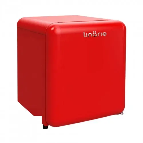 Chatel Mini Cube Réfrigérateur Rétro Rouge 46 litres Linarie Avec Congélateur Intégré LK48MBRED